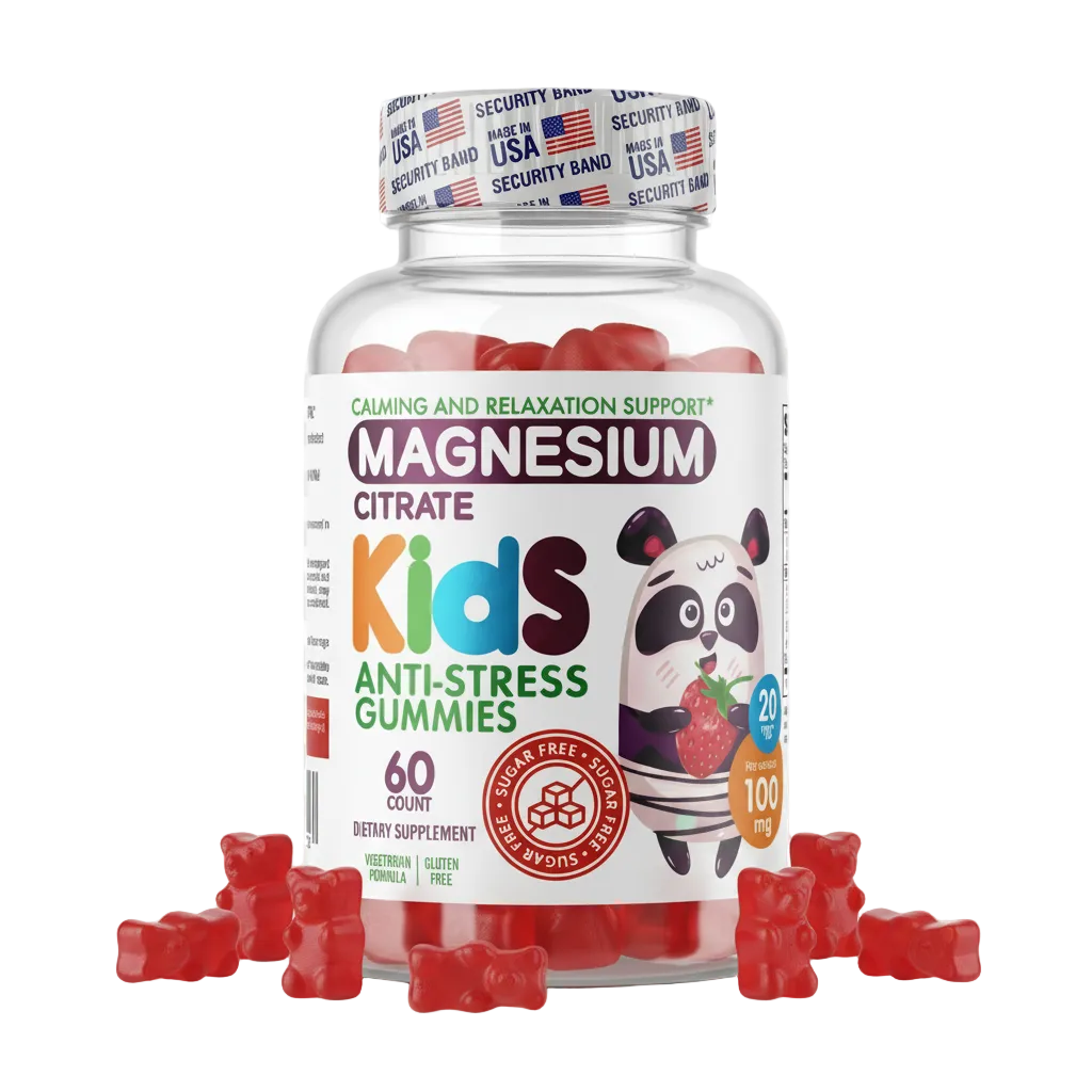 Magnesium Citrate Kids - Fondo Transparente
