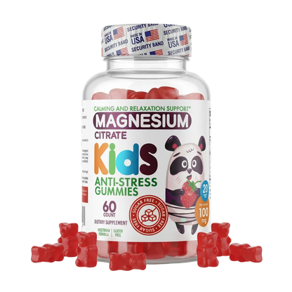 Magnesium Citrate Kids - Fondo Transparente